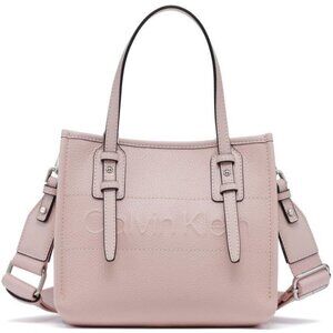 Modern Essential Mini Tote Crossbody Bag Vegan Leather Blossom Compact